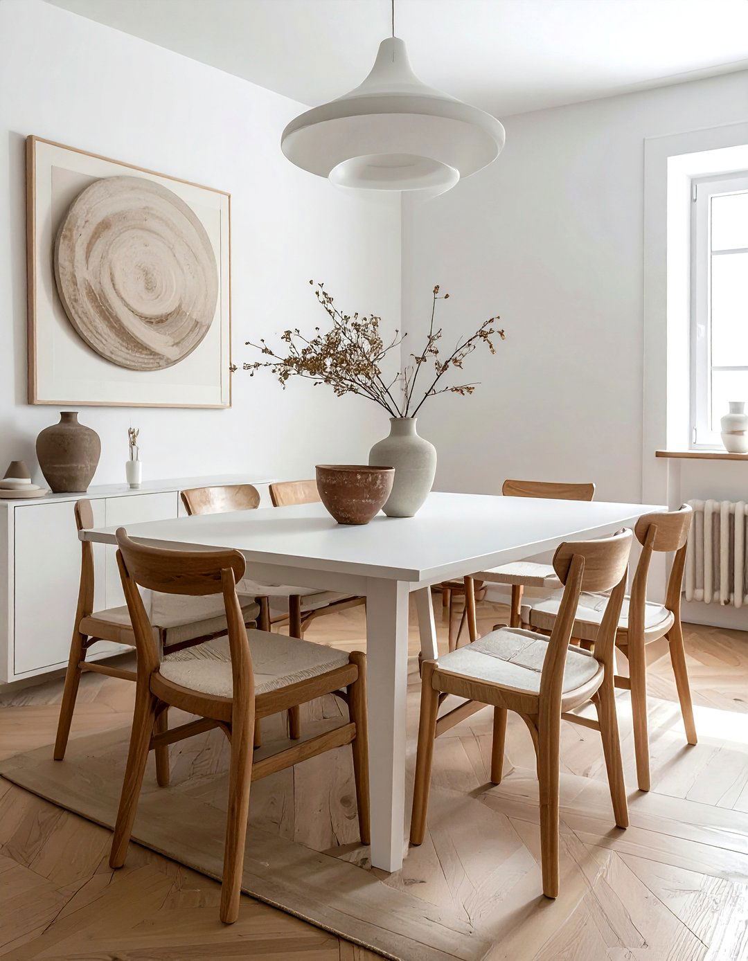 Ceramic Decor Dining Room - 30 textured dining room ideas