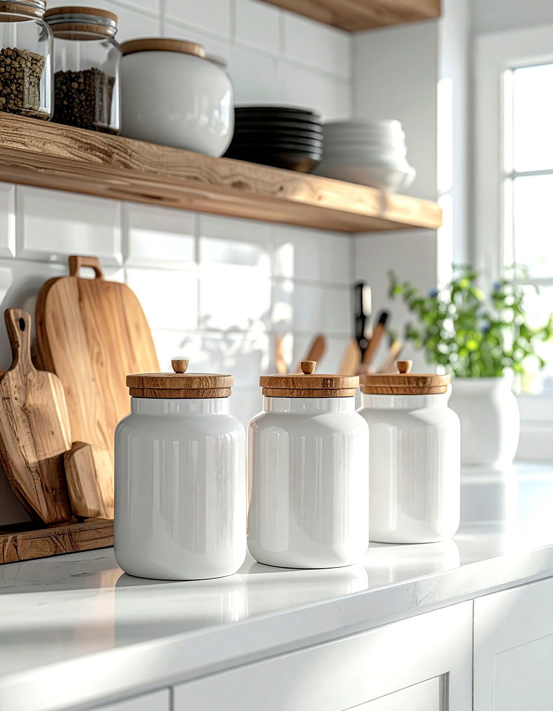 Ceramic Kitchen Canister - 30 ceramic decor ideas