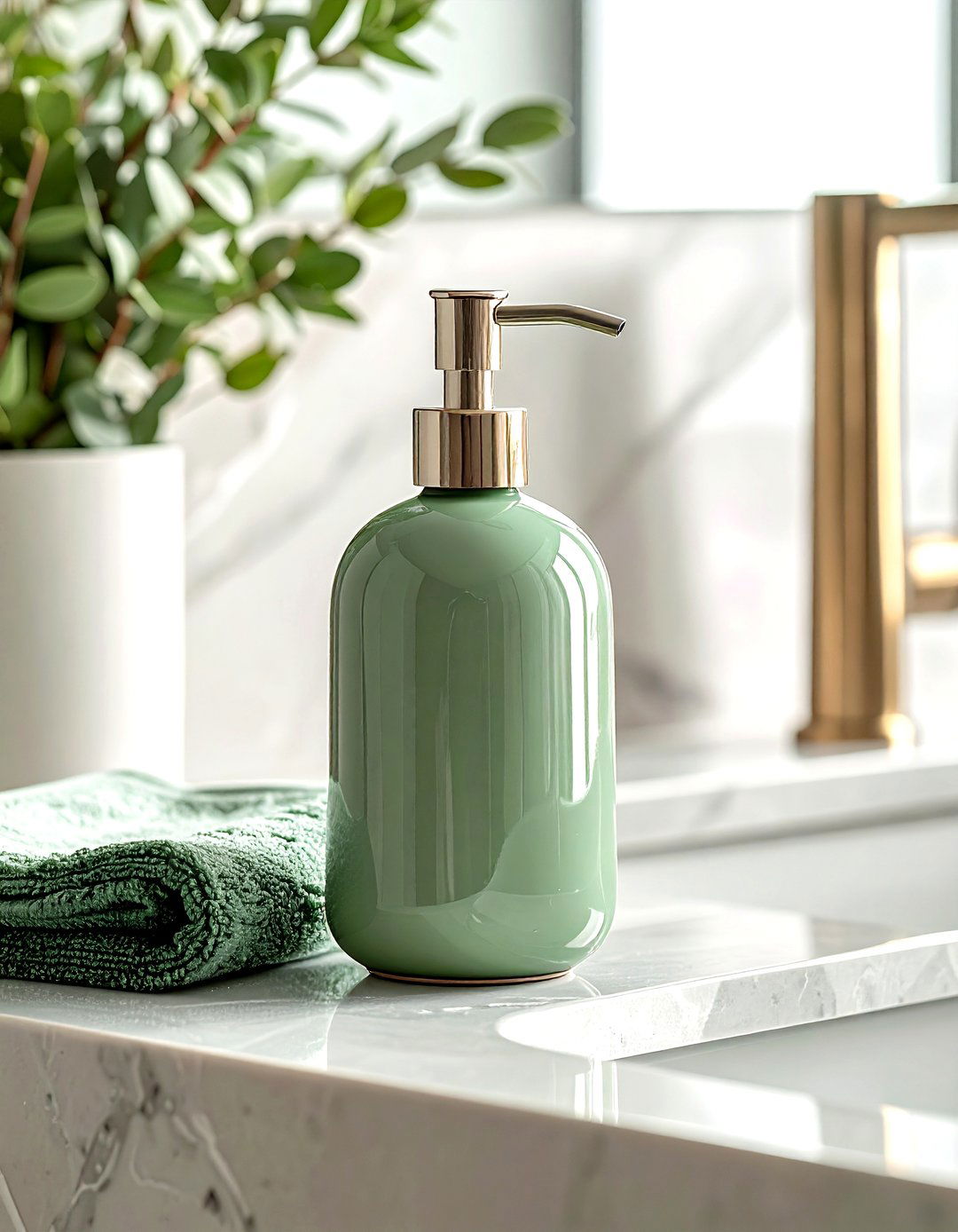 Ceramic Soap Dispensers - 30 pottery decor ideas