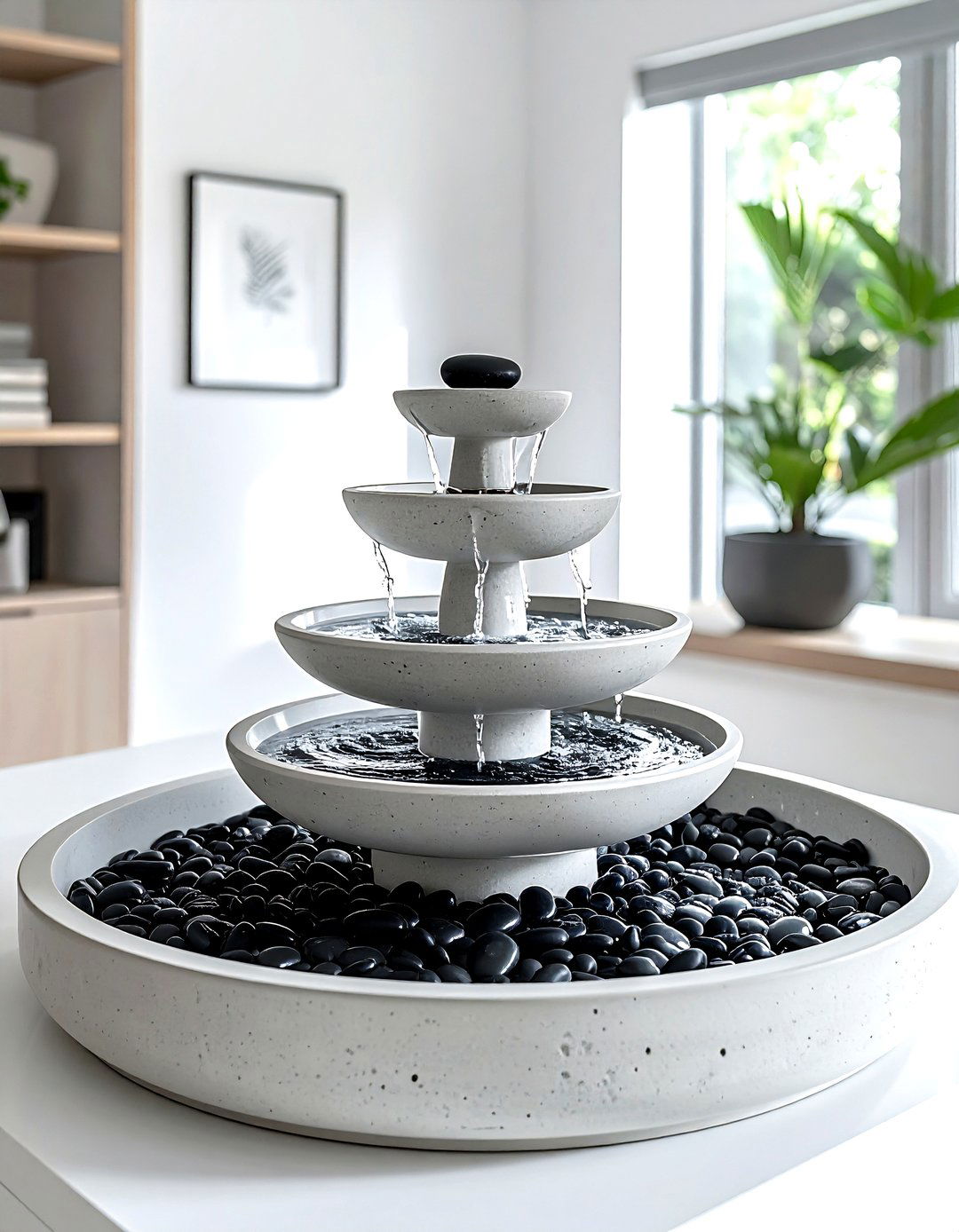 Ceramic Tabletop Fountain - 30 ceramic decor ideas