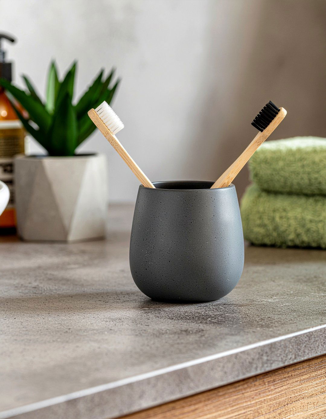 Ceramic Toothbrush Holder - 30 bathroom essentials ideas