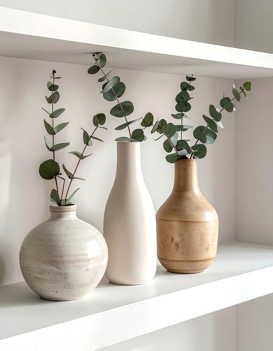 Ceramic Vase Arrangement - 30 inexpensive decor ideas