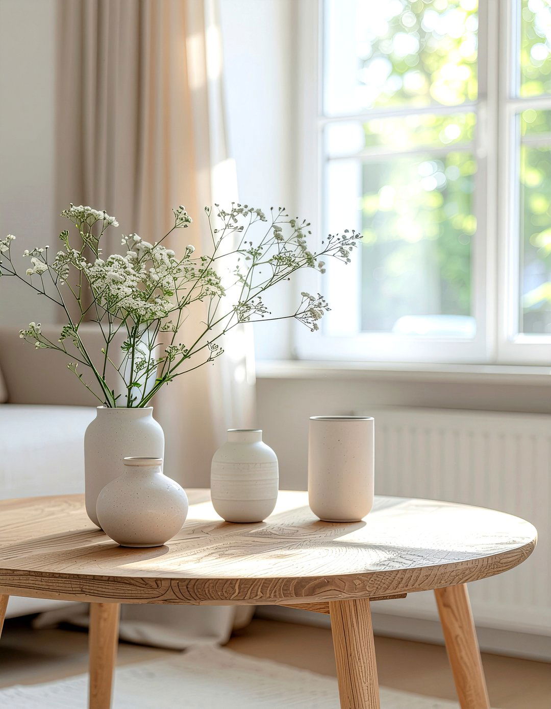 Ceramic Vase Set - 30 living room vase ideas