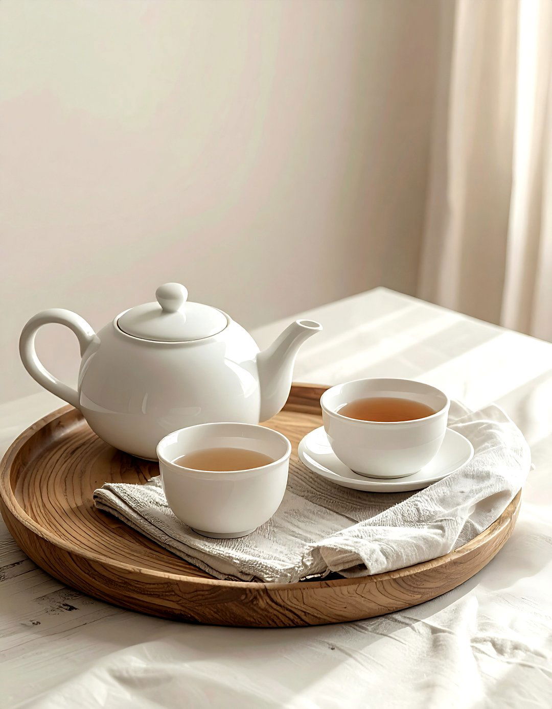 Ceramic tea set - 30 light academia decor ideas