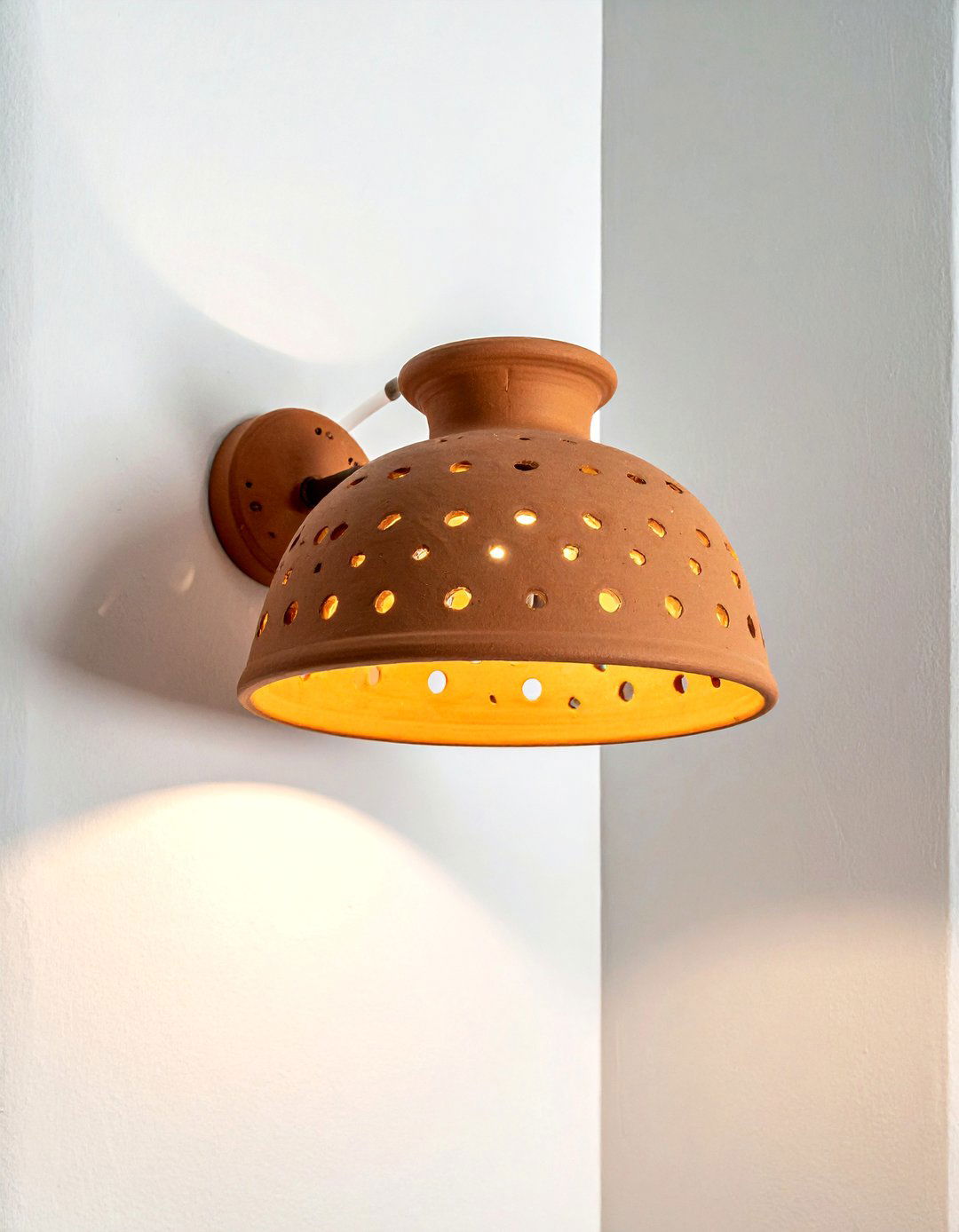 Ceramic wall lamp - 30 wall light ideas