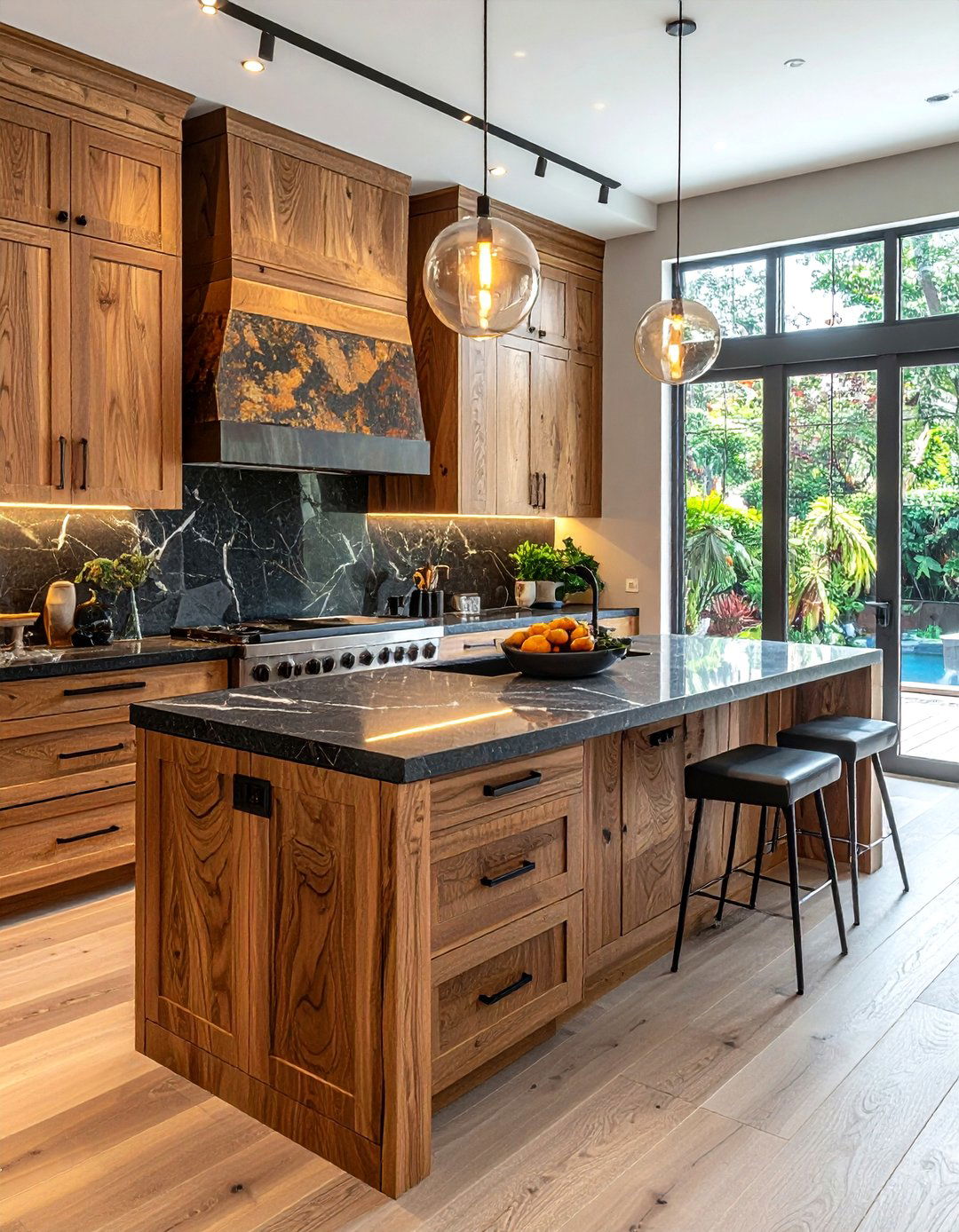 Cerused Oak Kitchen Cabinets - 30 wood kitchen cabinet ideas