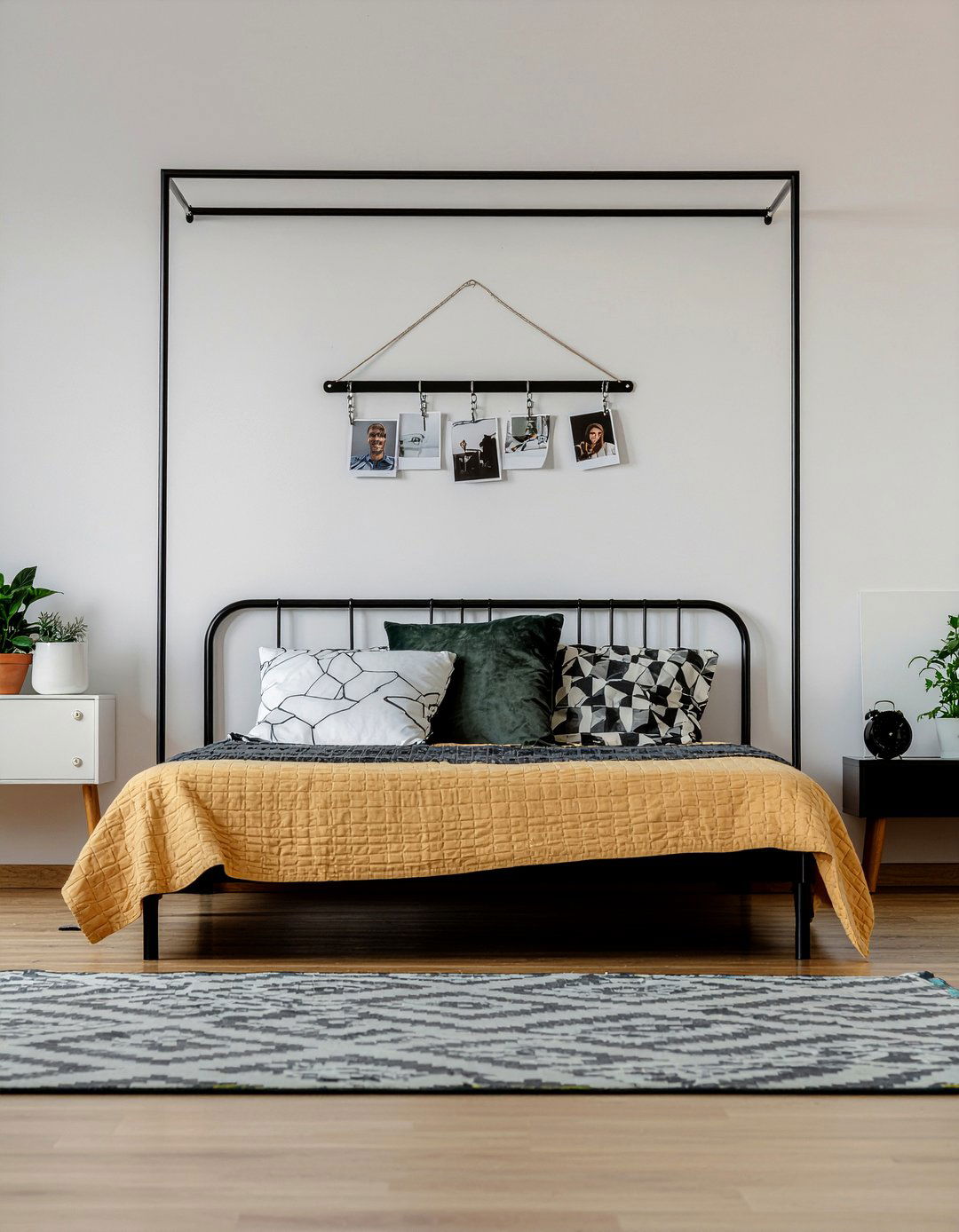 Chain Photo Hanger - 30 bedroom photo displays