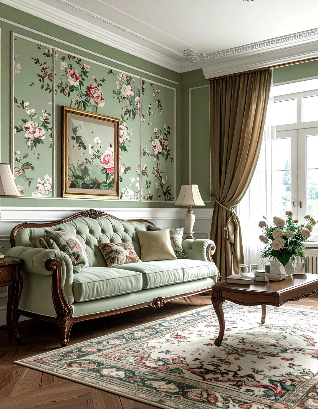 Chair Rail - 30 living room trim ideas