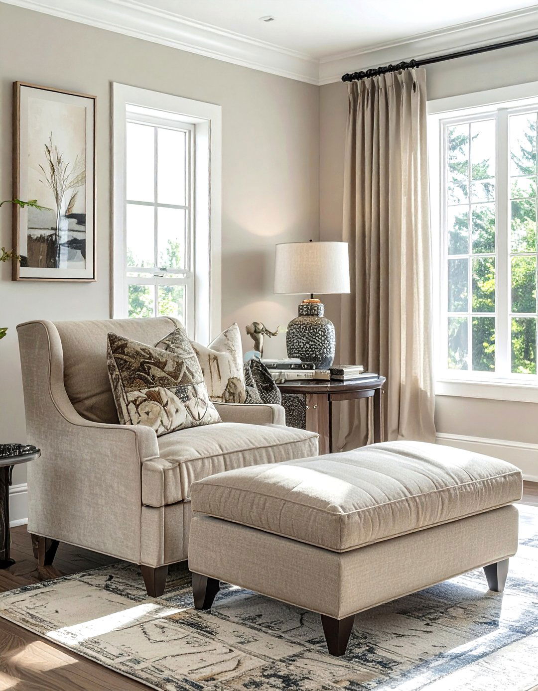 Chair and a half - 30 living room reading chair ideas