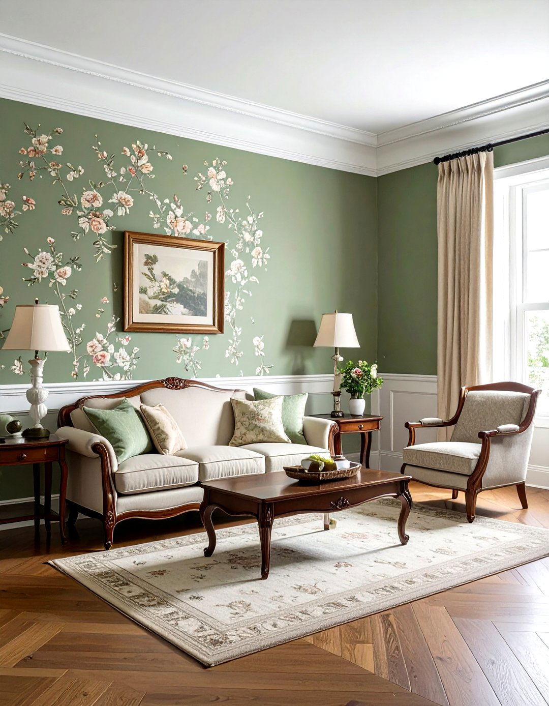 Chair rail molding - 30 living room wainscoting ideas