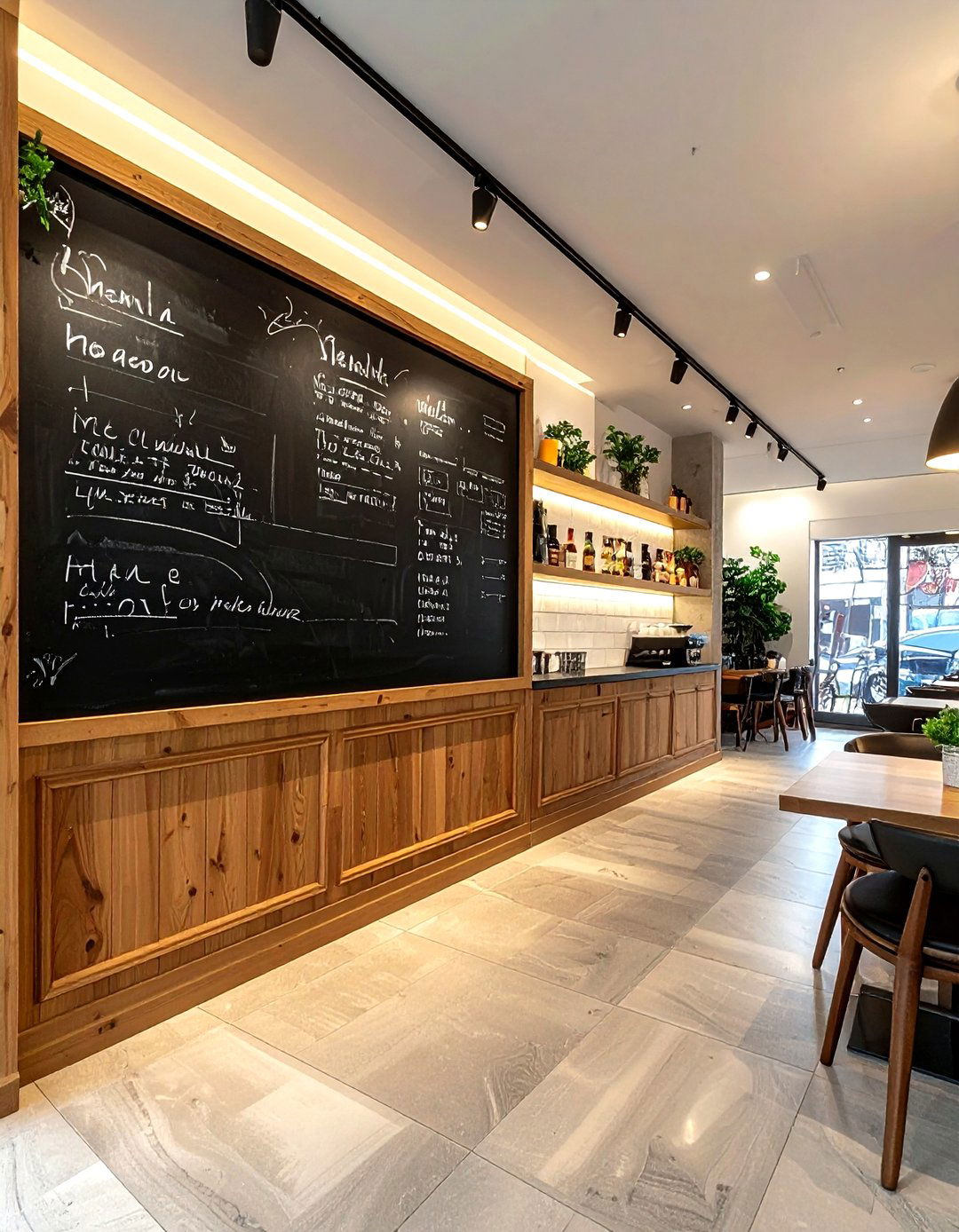 Chalkboard Menu Wall - 30 kitchen charm ideas