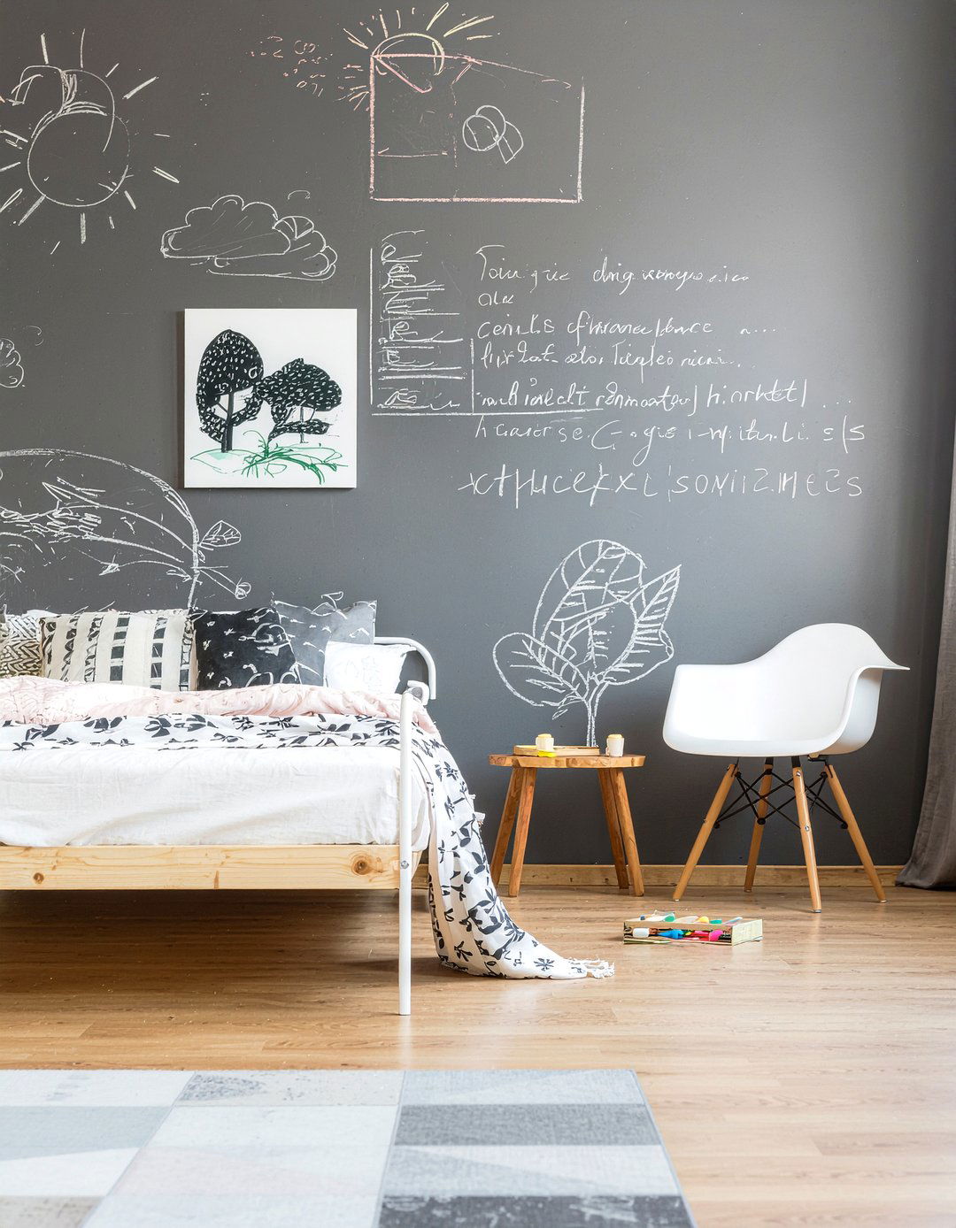 Chalkboard Wall - 30 preschooler bedroom ideas