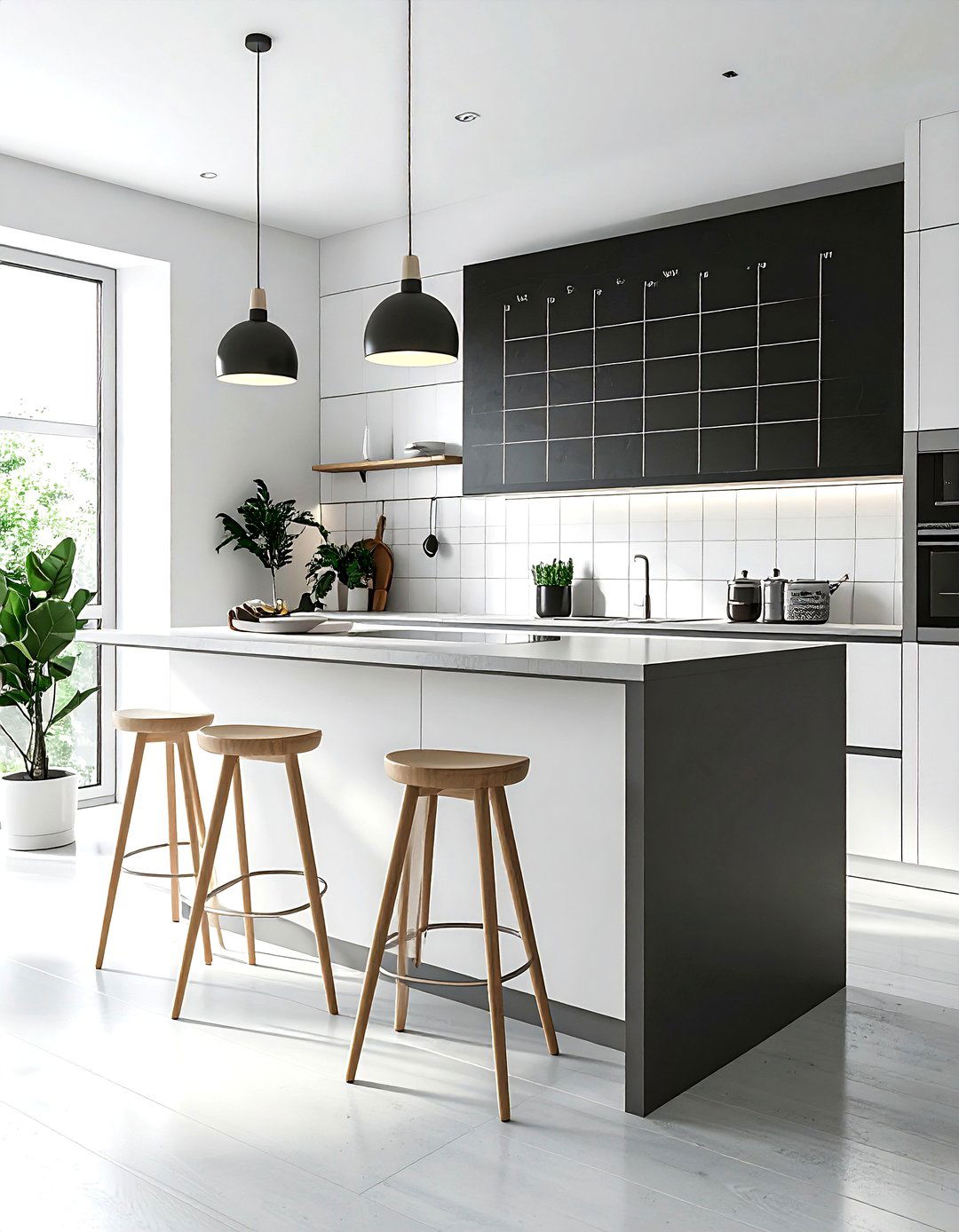 Chalkboard Weekly Planner - 30 kitchen chalkboard ideas