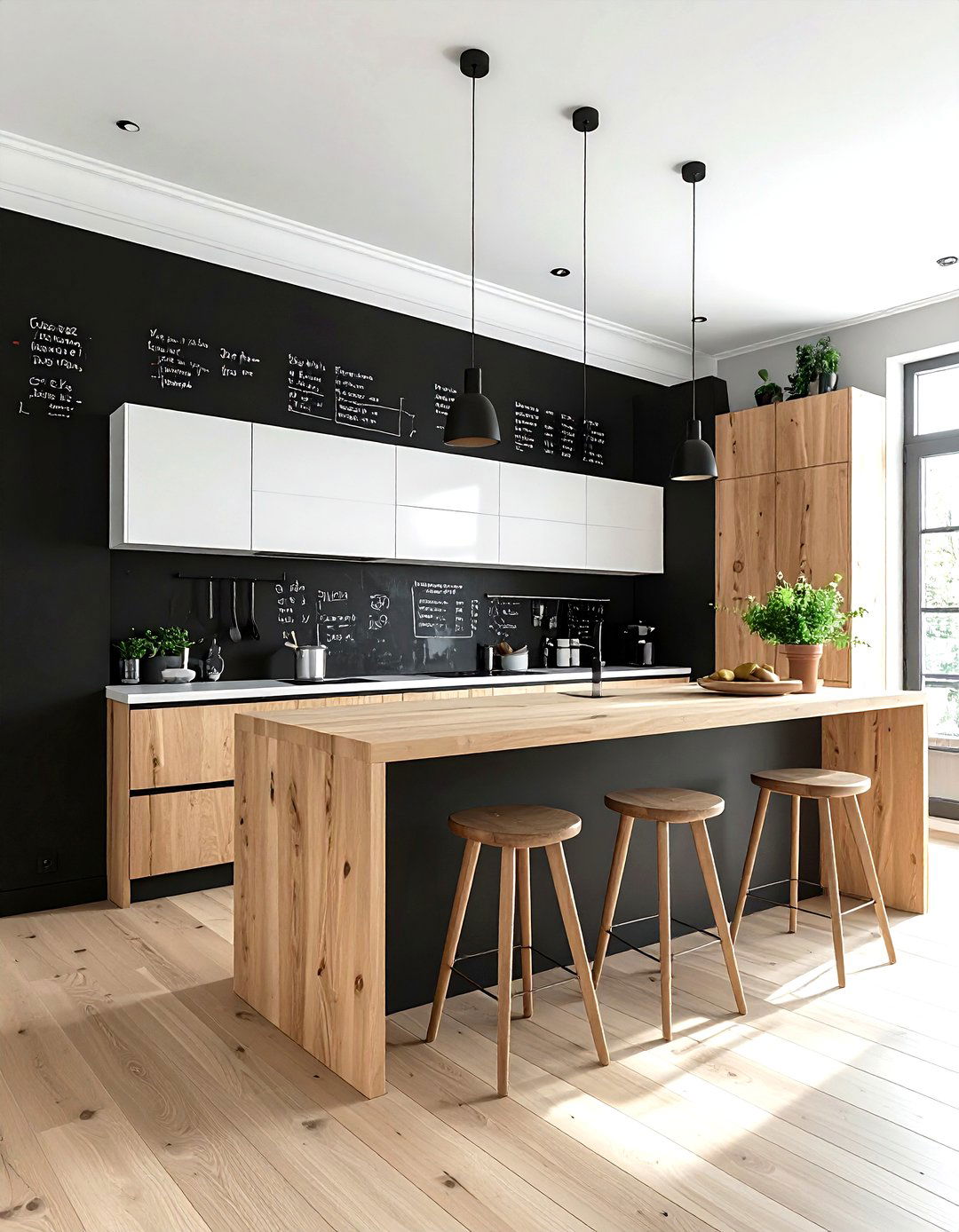 Chalkboard wall - 30 creative decor ideas