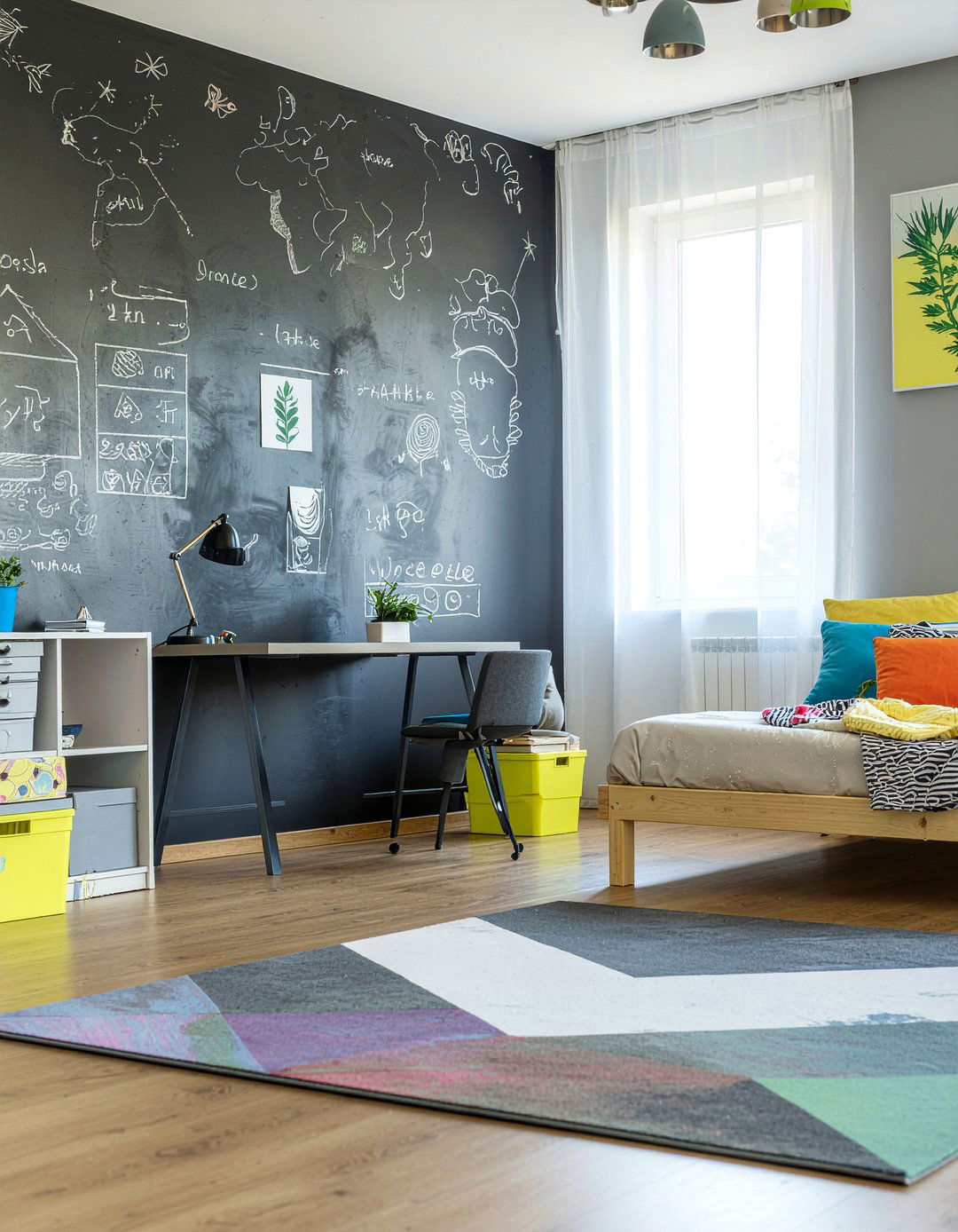 Chalkboard wall stickers - 30 bedroom wall stickers