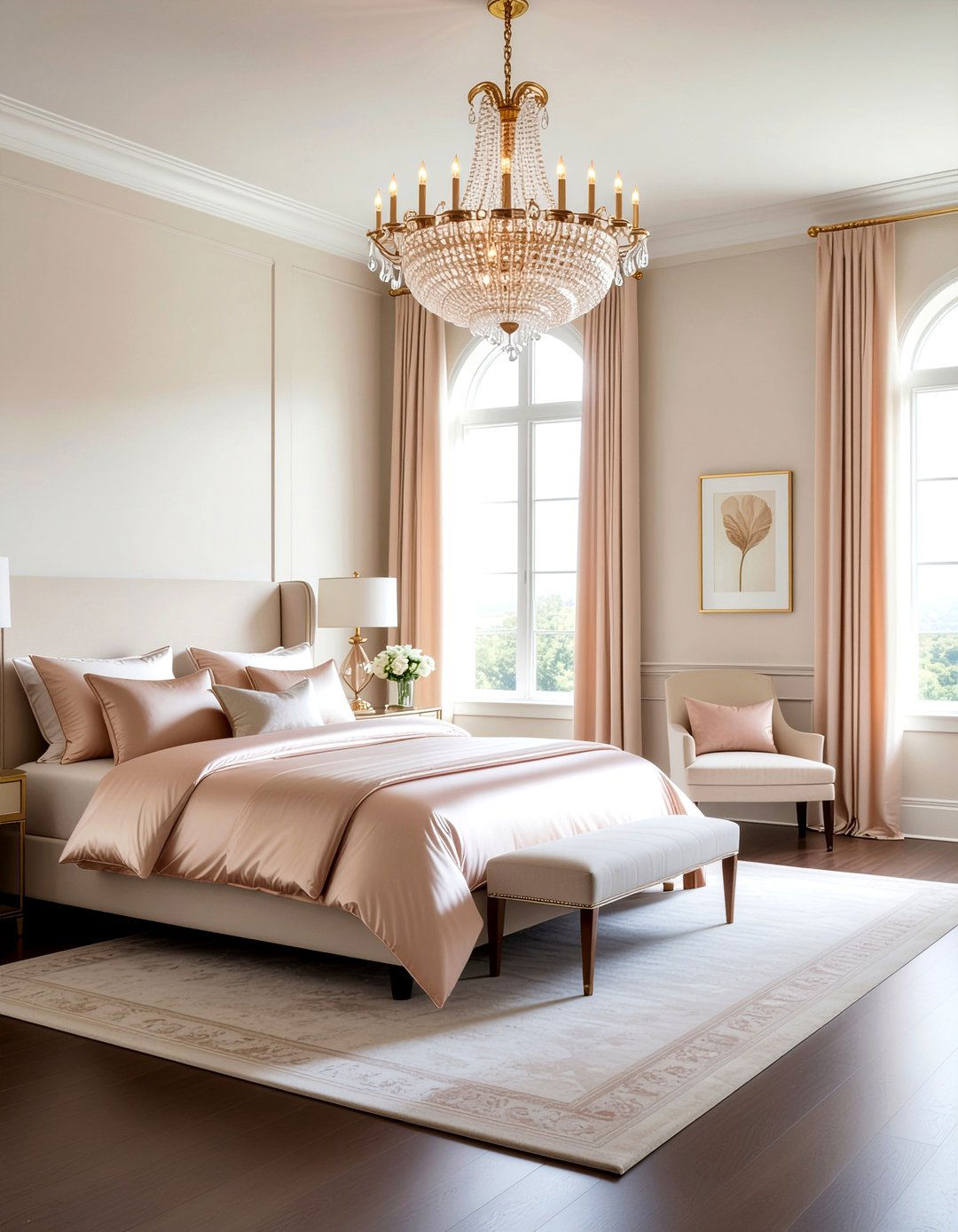 Champagne bedroom - 30 bedroom color ideas