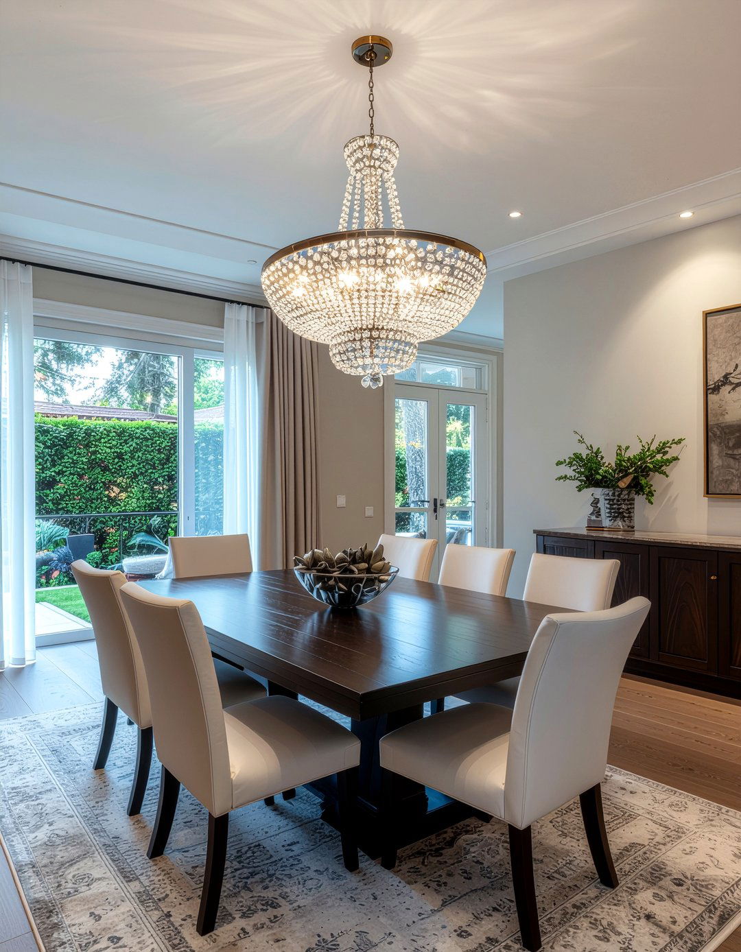 Chandelier Dining Room - 30 easy dining room ideas