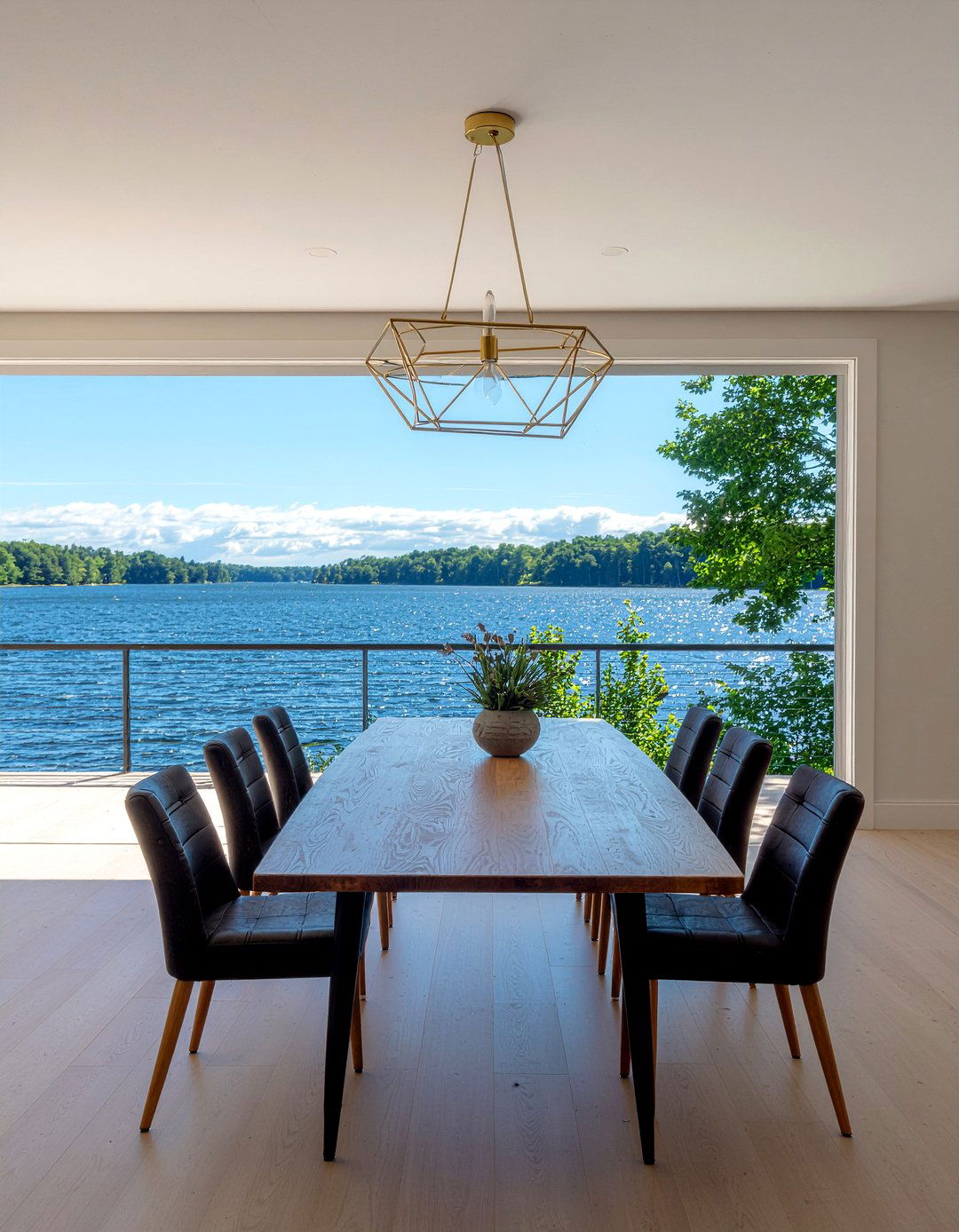 Chandelier For Lake House Dining - 30 lakeside dining room ideas