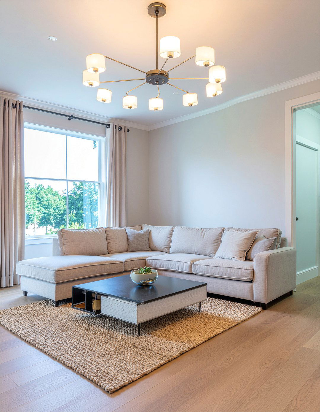 Chandelier For x Living Room - 30 living room chandelier sizing ideas