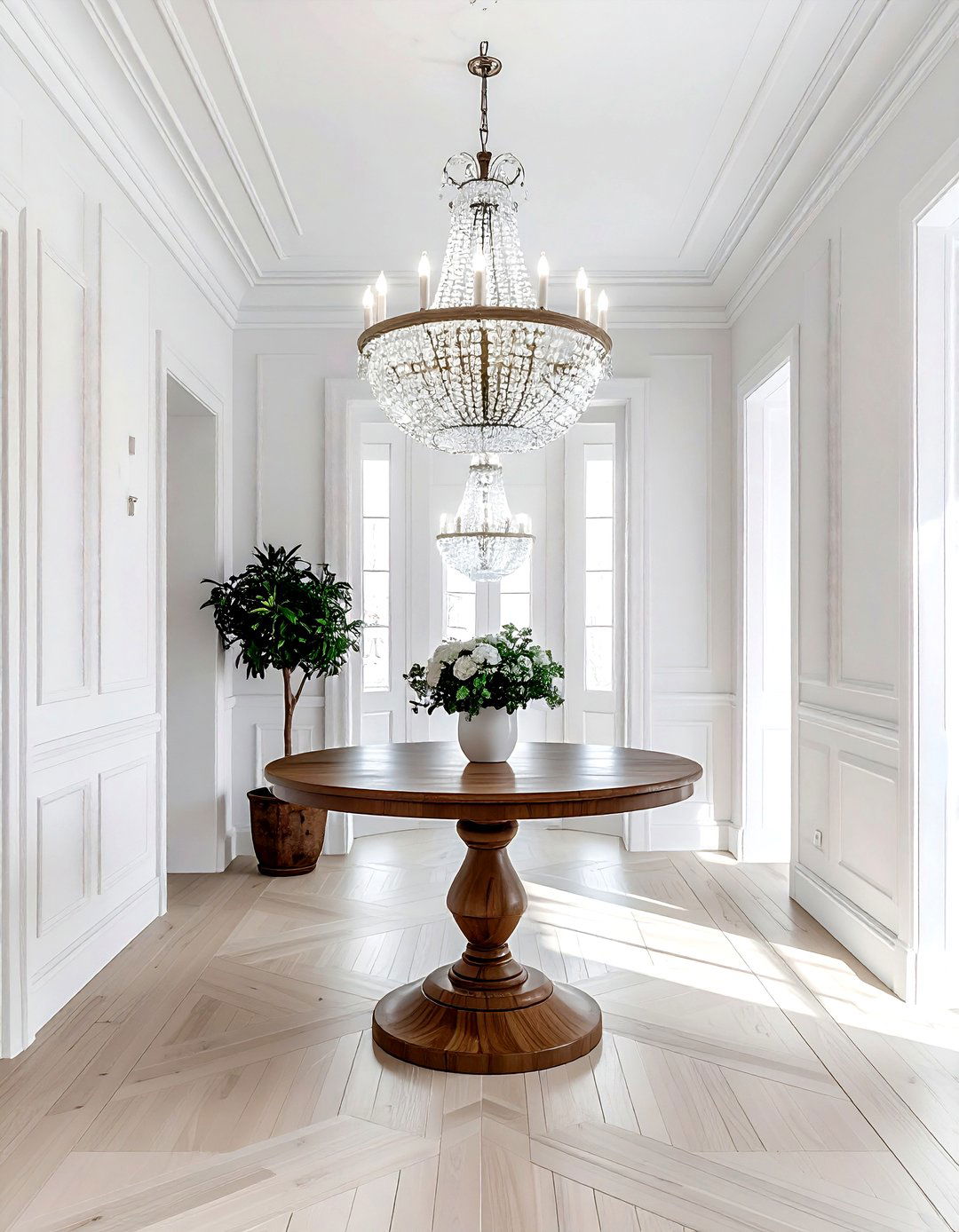 Chandelier for entryway - 30 updated traditional decor ideas