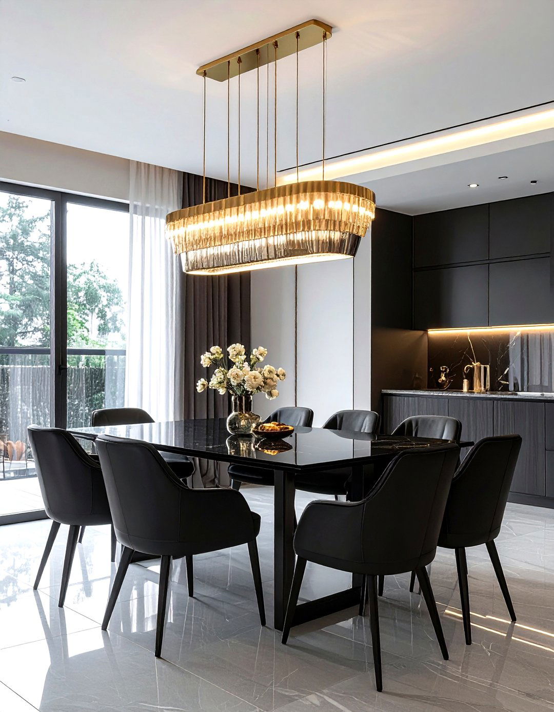 Chandelier height over table - 30 dining room design tips