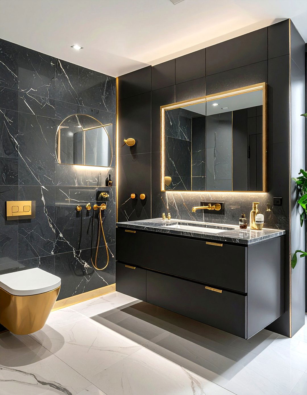 30 Best Charcoal Bathroom Color Schemes for Modern Homes