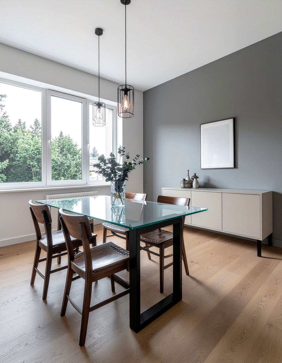 Charcoal Dining Room Glass Table - 30 charcoal dining room ideas