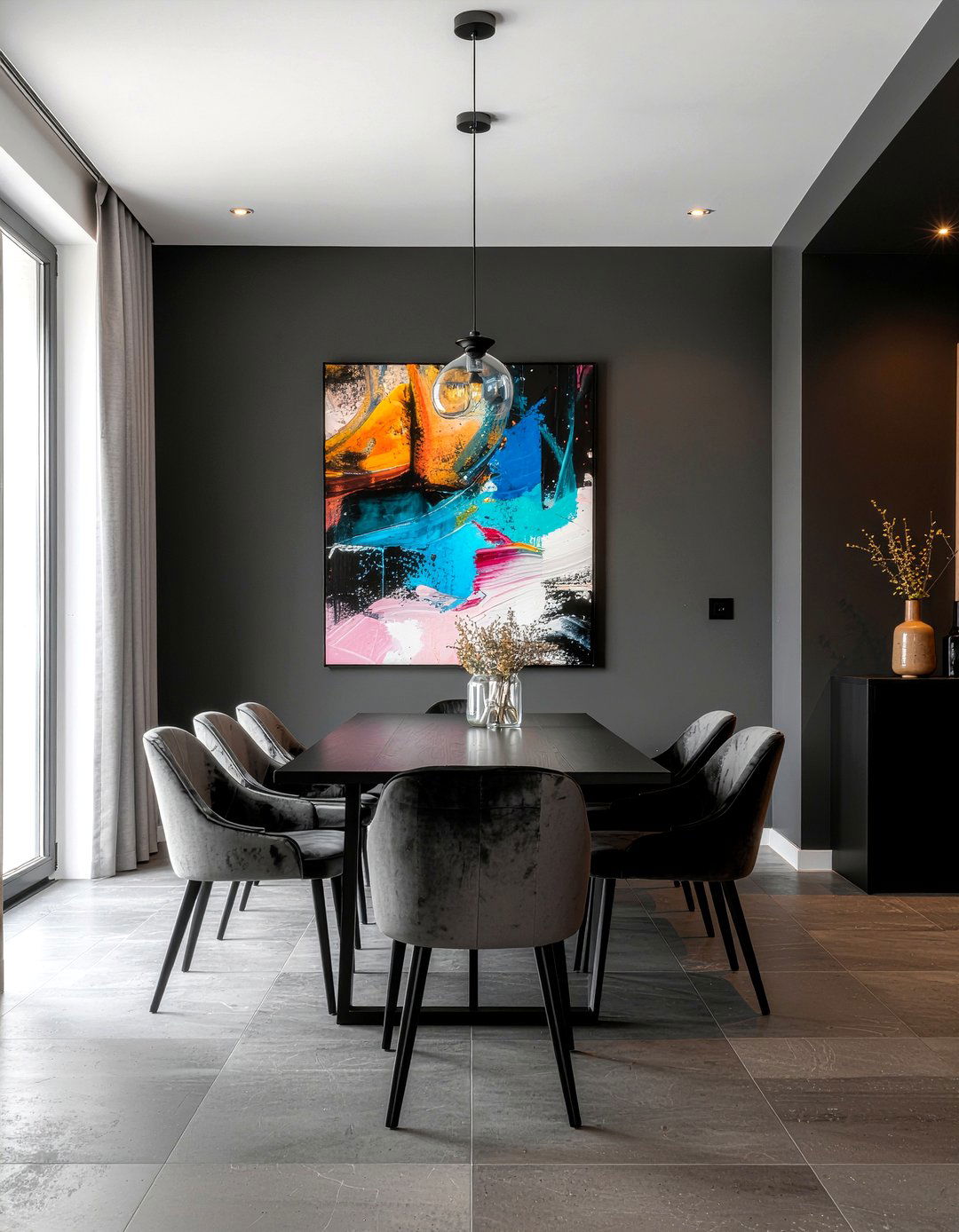 Charcoal Dining Room Wall Art - 30 charcoal dining room ideas