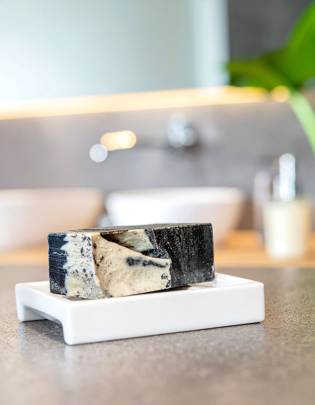 Charcoal Face Soap - 30 natural bathroom product ideas