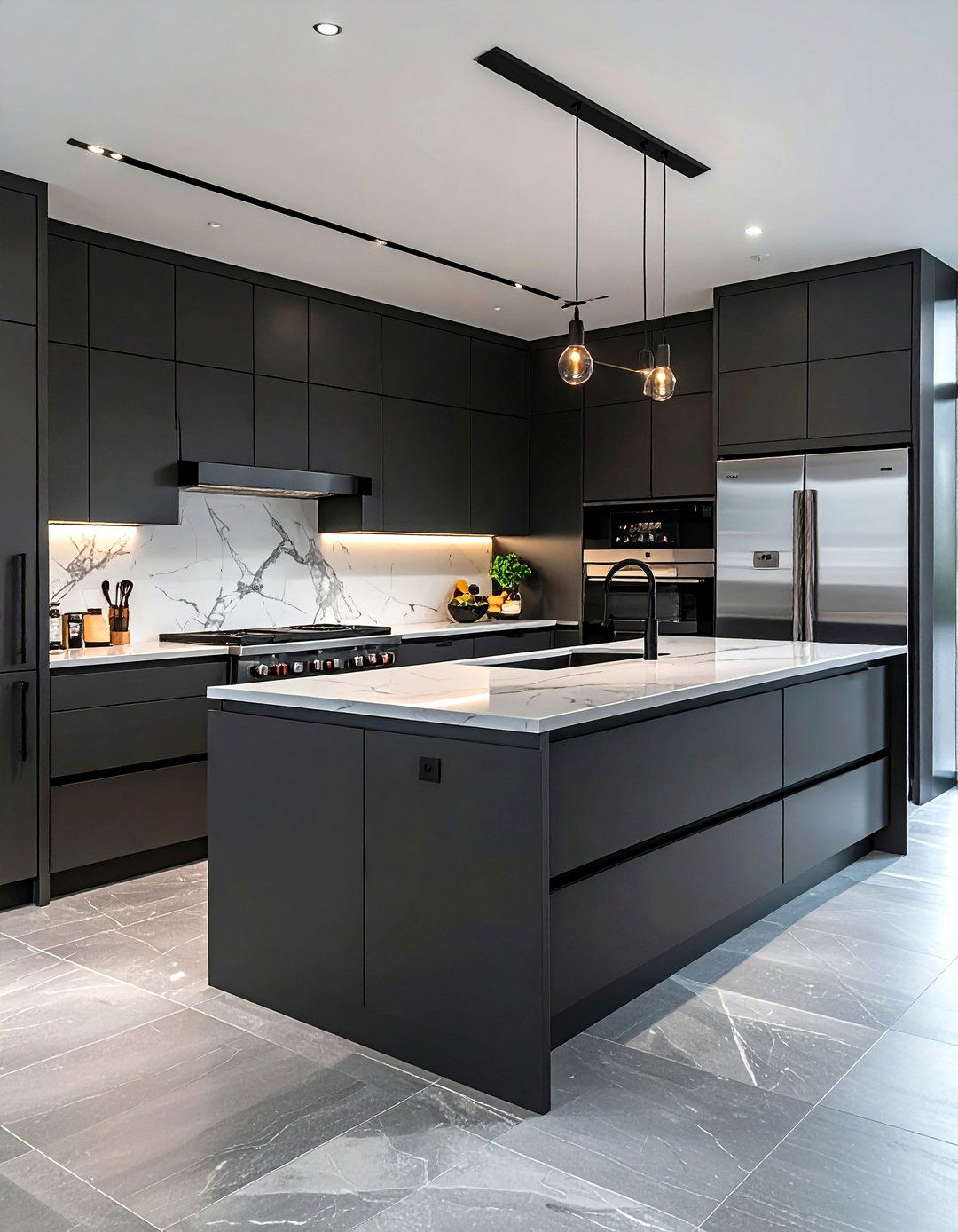 Charcoal Grey Kitchen - 30 contemporary kitchen ideas