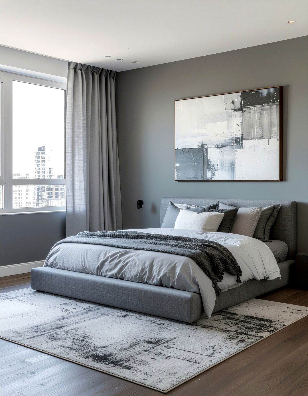 Charcoal Grey Paint - 30 dark bedroom ideas