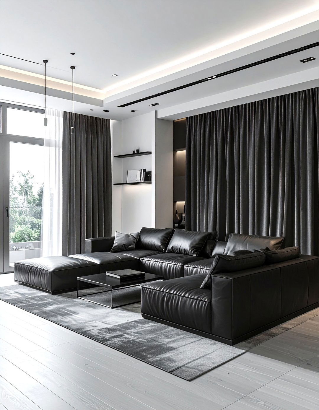 Charcoal Grey Velvet Curtains - 30 velvet curtain ideas