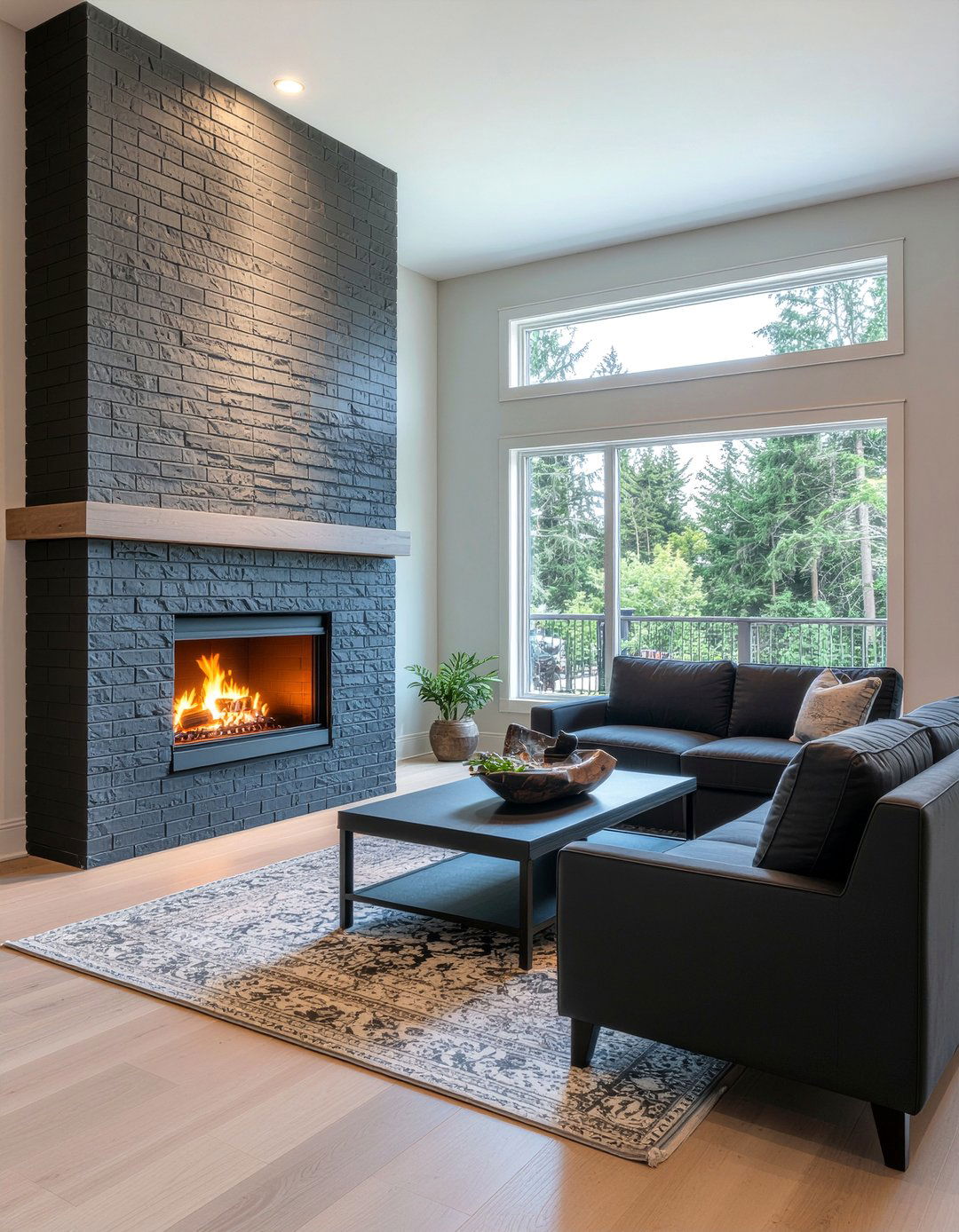 Charcoal Living Room Fireplace - 30 charcoal living room ideas