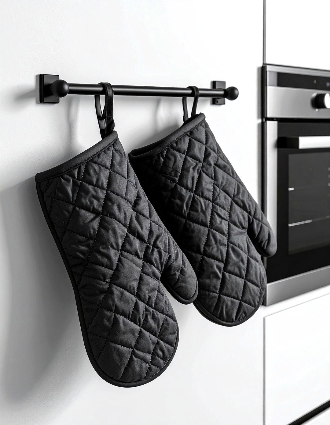 Charcoal Oven Mitts - 30 gray kitchen accessories ideas