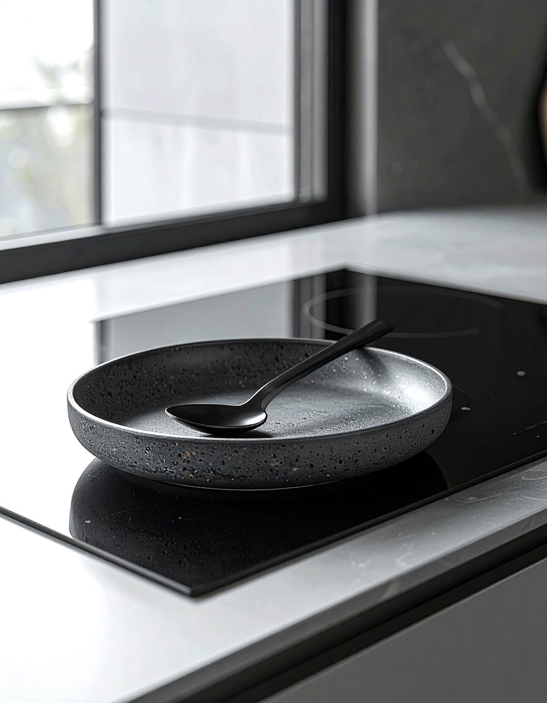 Charcoal Spoon Rest - 30 gray kitchen accessories ideas
