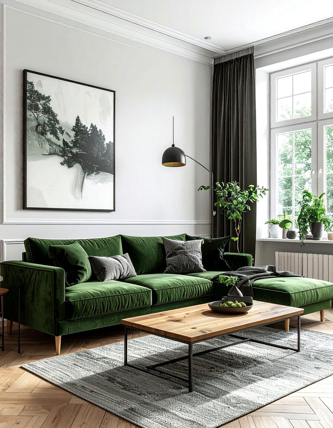 30 Moody Charcoal Living Room Color Schemes to Try Now