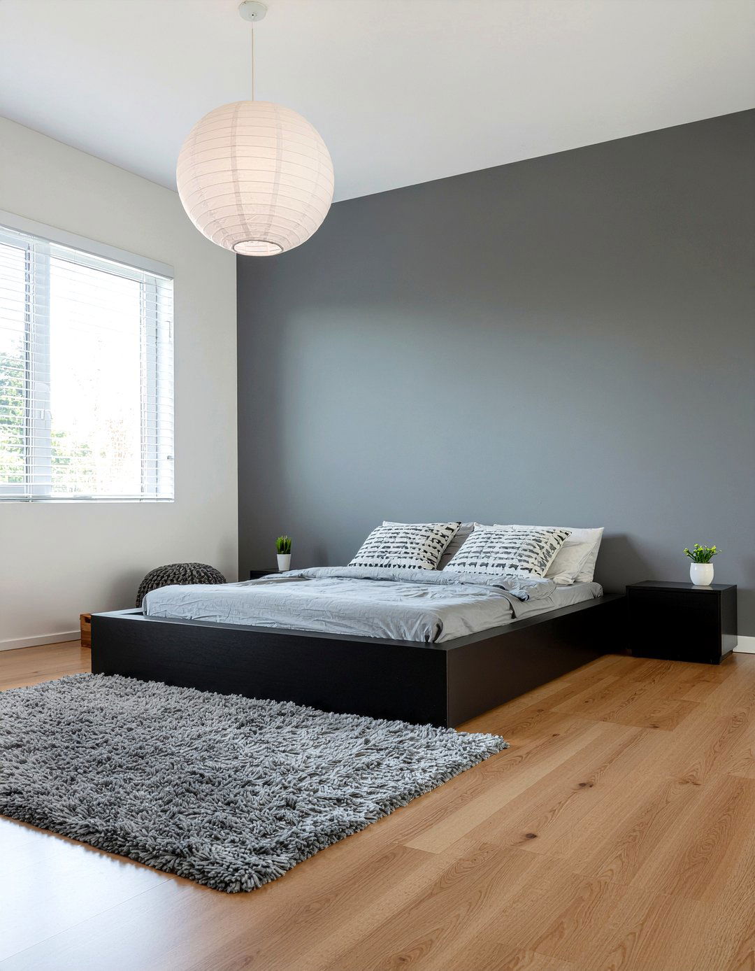 Charcoal bedroom minimalist decor - 30 bedroom charcoal walls
