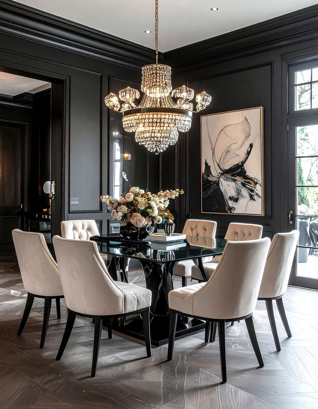 Charcoal dining room - 30 charcoal decor ideas