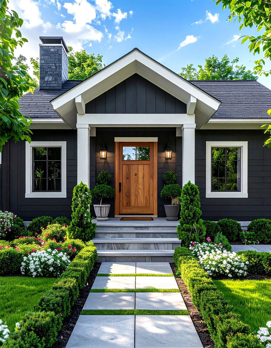 Charcoal exterior house paint - 30 charcoal decor ideas