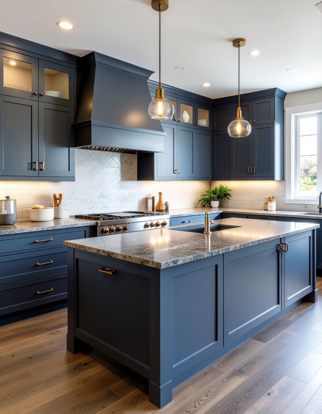 Charcoal gray kitchen countertops - 30 gray countertop kitchen ideas