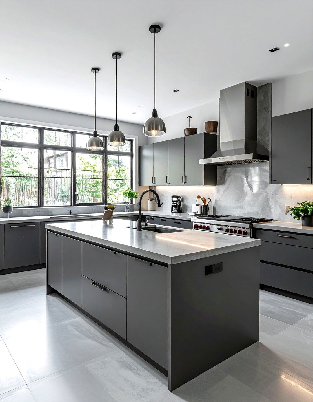 Charcoal grey kitchen - 30 dark kitchen ideas