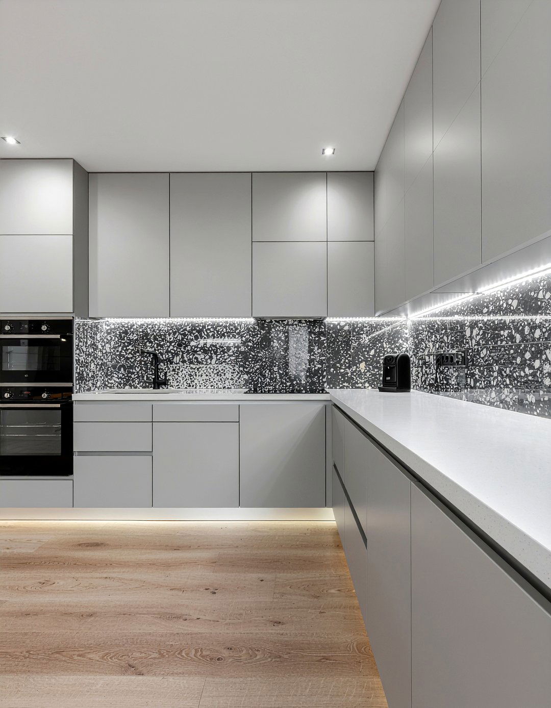 Charcoal kitchen backsplash tile - 30 charcoal kitchen ideas