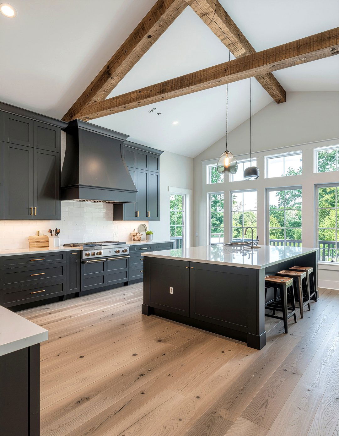 Charcoal kitchen high ceilings - 30 charcoal kitchen ideas