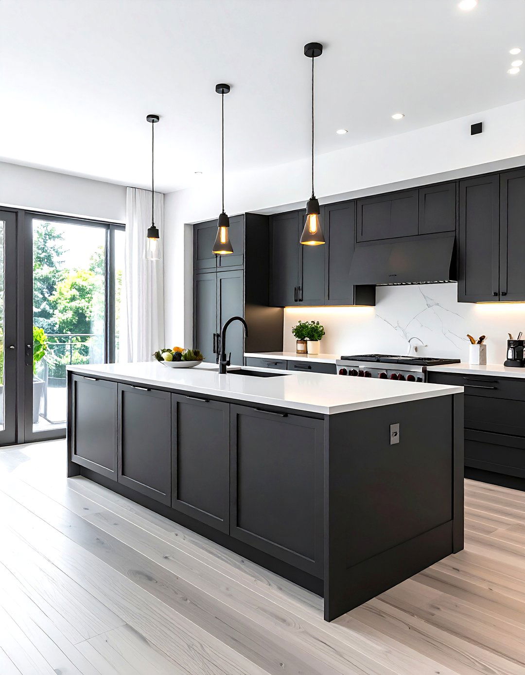 30 Dark Charcoal Kitchen Ideas for a High-End Culinary Look