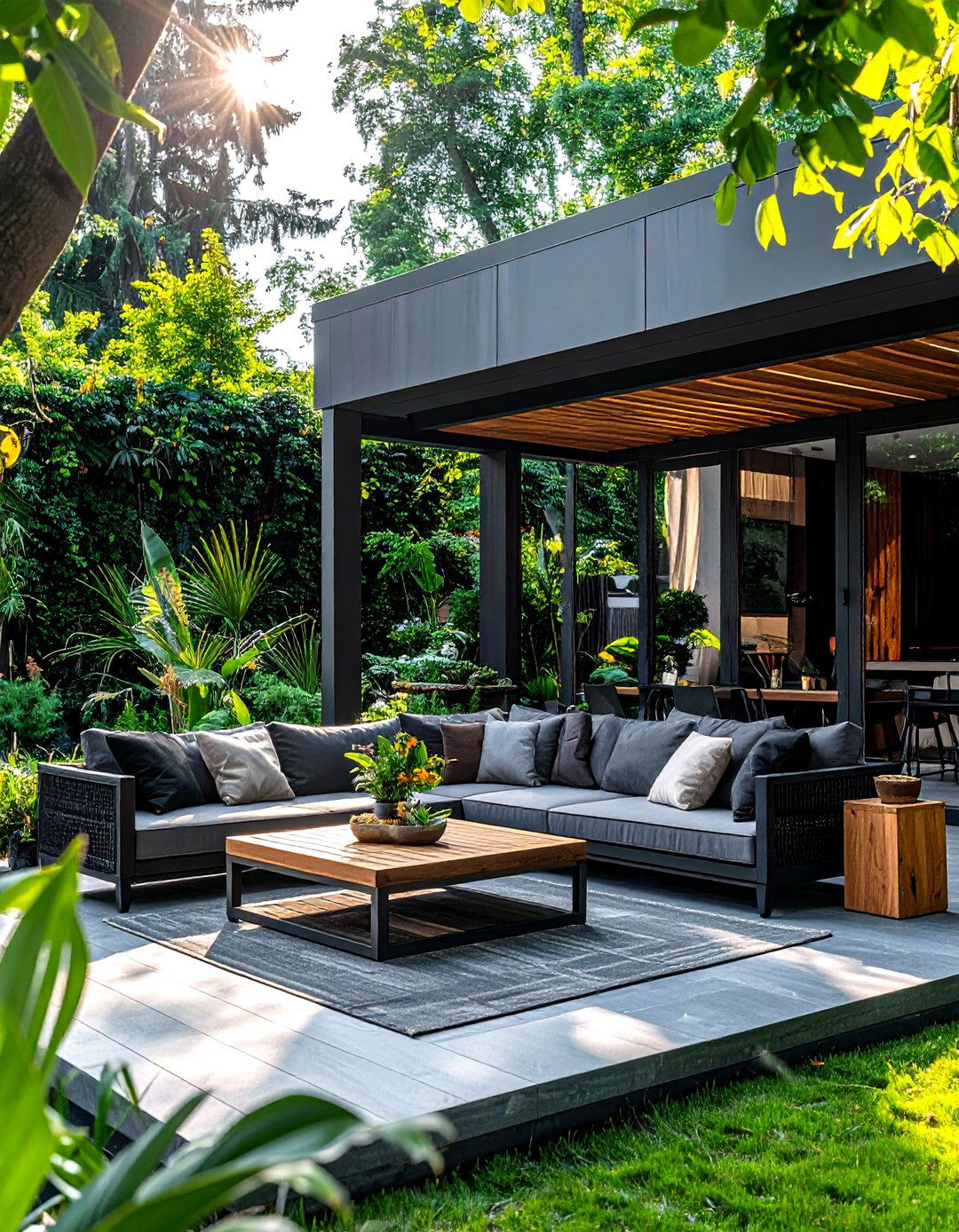 Charcoal patio furniture - 30 charcoal decor ideas