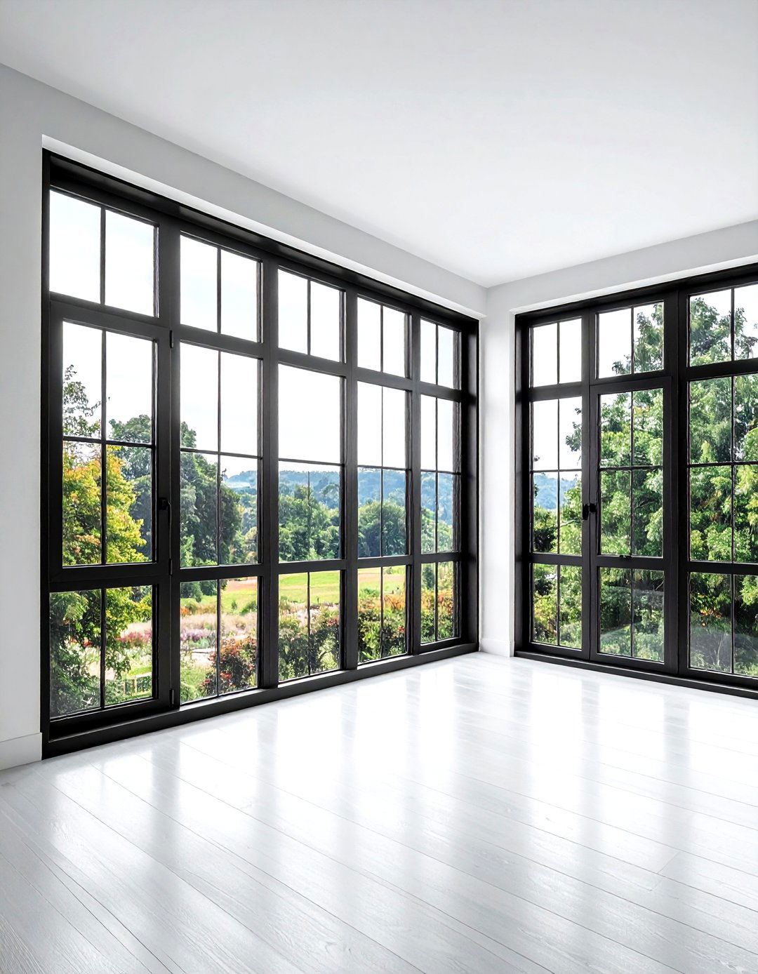 Charcoal window frames - 30 charcoal decor ideas