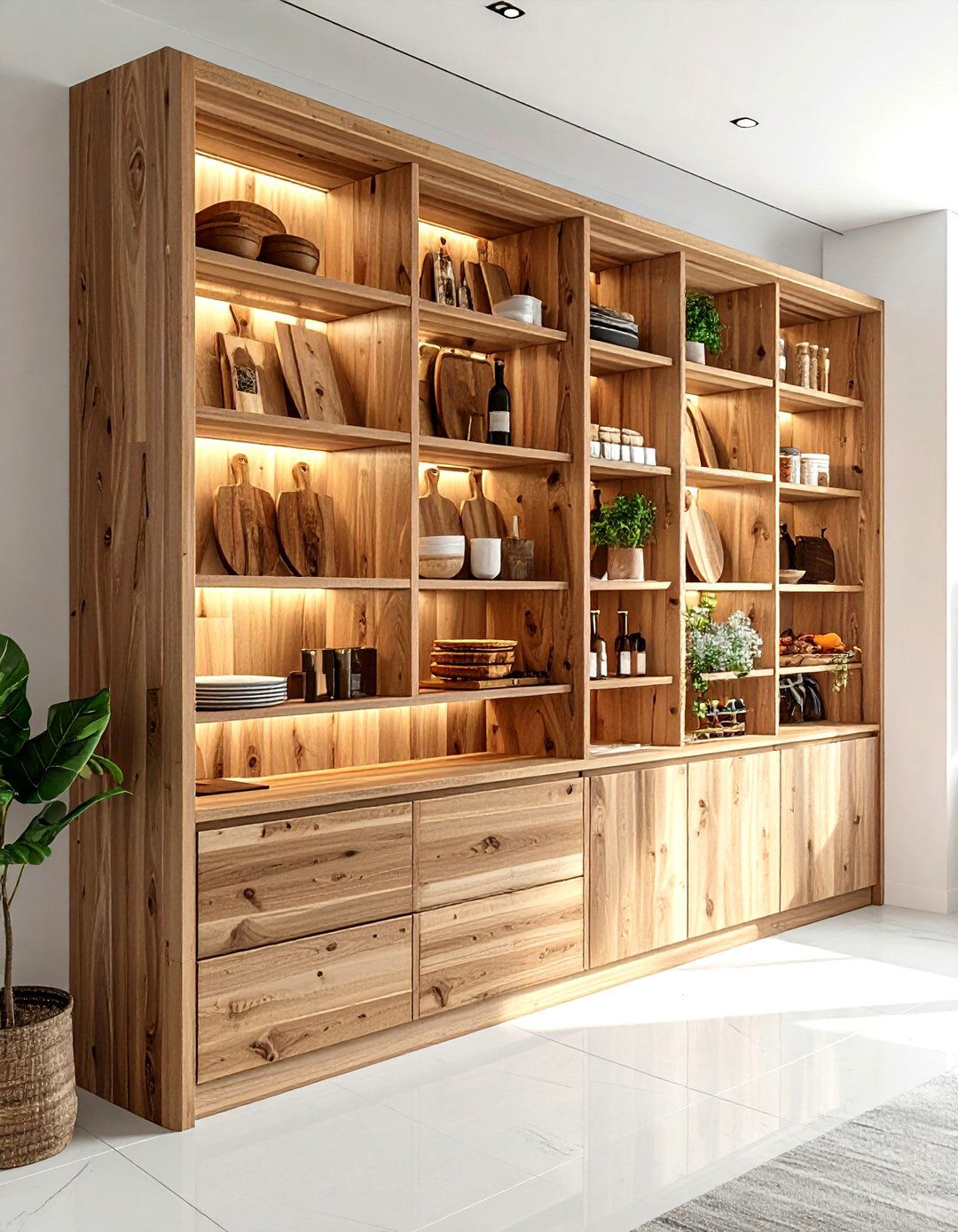 Charcuterie Board Storage - 30 kitchen zone ideas