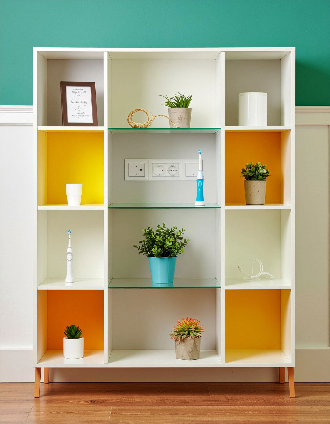 Charging station for electric toothbrush - 30 bathroom electrical ideas