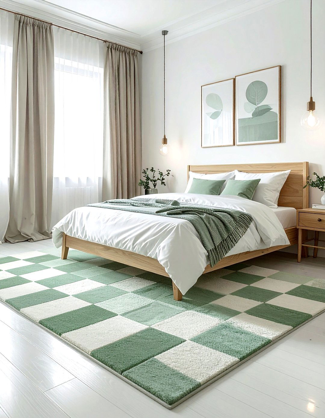 Checkerboard Rug - 30 area rug ideas