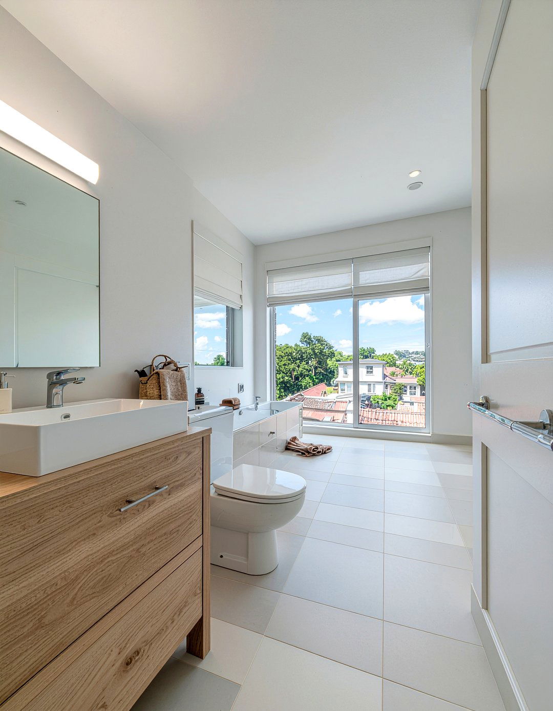 Checkerboard floor tile - 30 modern take on classic bathroom ideas